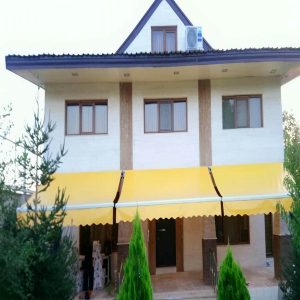 سایبان برقی با سنسور باد و باران یزد