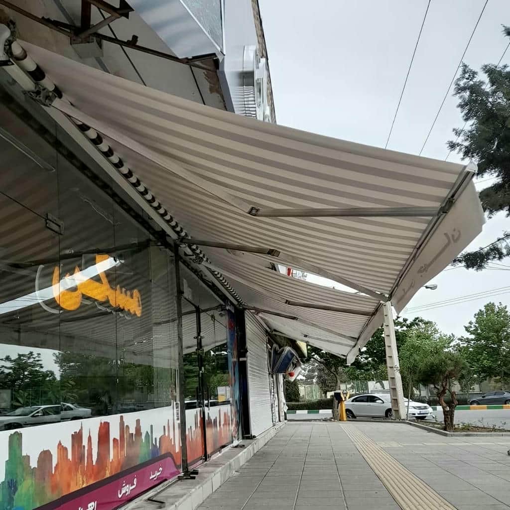 بررسی سایبان برقی فول باکس برای فضاهای تجاری یزد