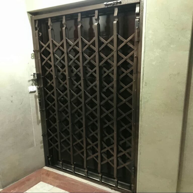 حفاظ آکاردئونی تمام گل دوبل چهار جداره تسمه ۲.۵ سانتی متر پرچ مخفی در یزد؛ اوج امنیت با طراحی مدرن
