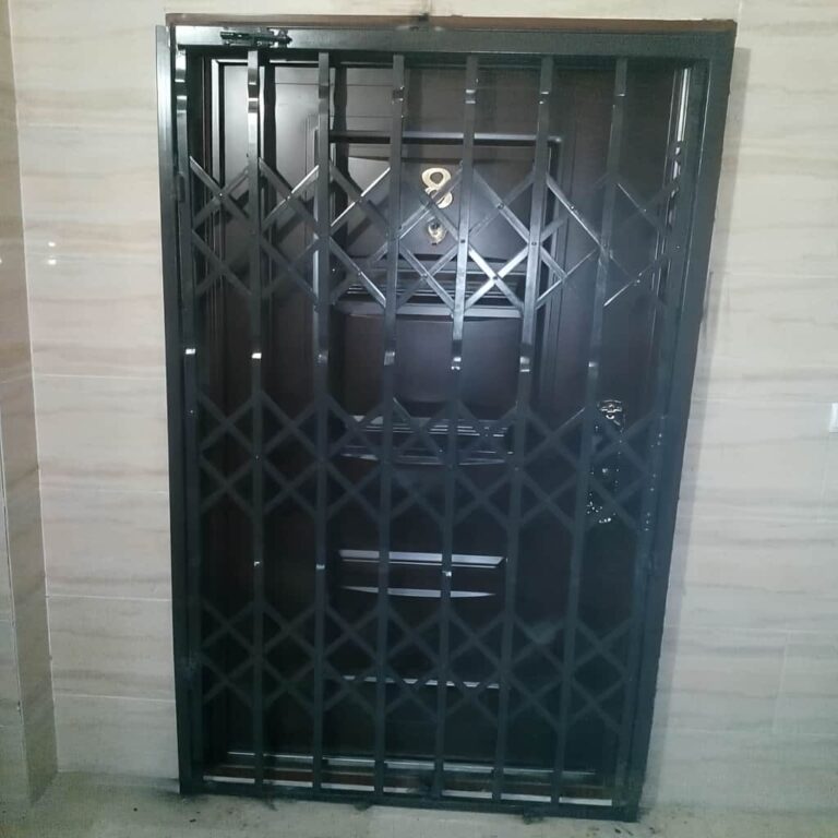 حفاظ آکاردئونی ۳ گل تسمه ۲.۵ سانتی متر در یزد؛ انتخاب مقاوم و ایمن برای ورودی‌ه