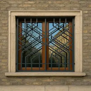 حفاظ پنجره مدل لوزی در یزد؛ ایمنی مدرن با طراحی مینیمال