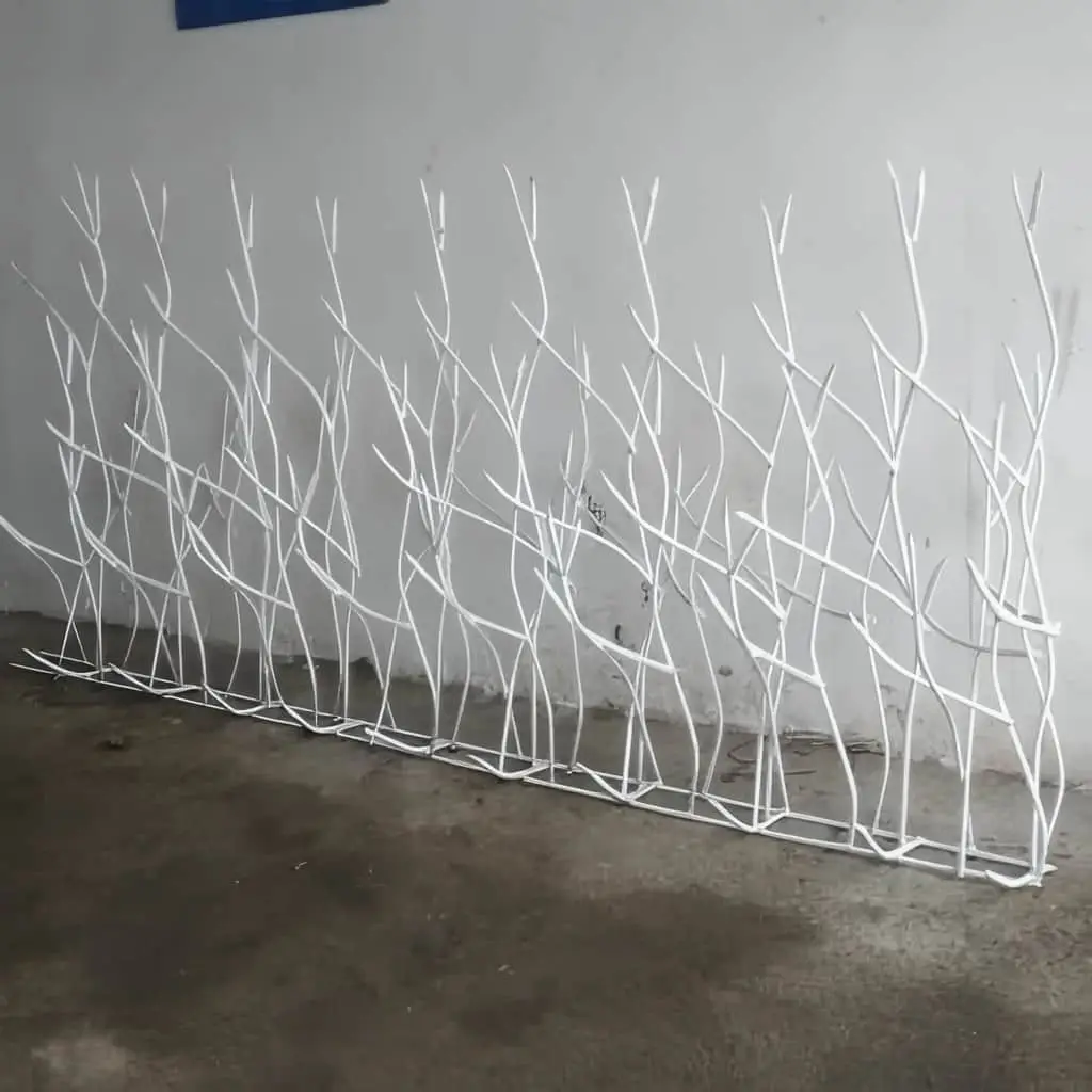 حفاظ شاخ گوزنی تراکم 40 مشکی و سفید نصب شده در یزد