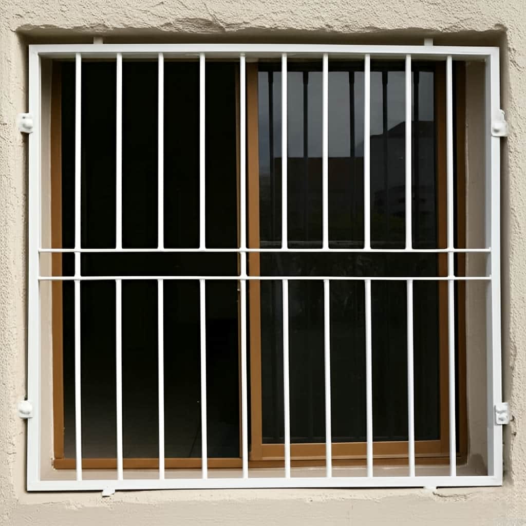 حفاظ پنجره دوجداره مدل ساده میله افقی در یزد؛ ترکیب امنیت و زیبایی با قیمت اقتصادی