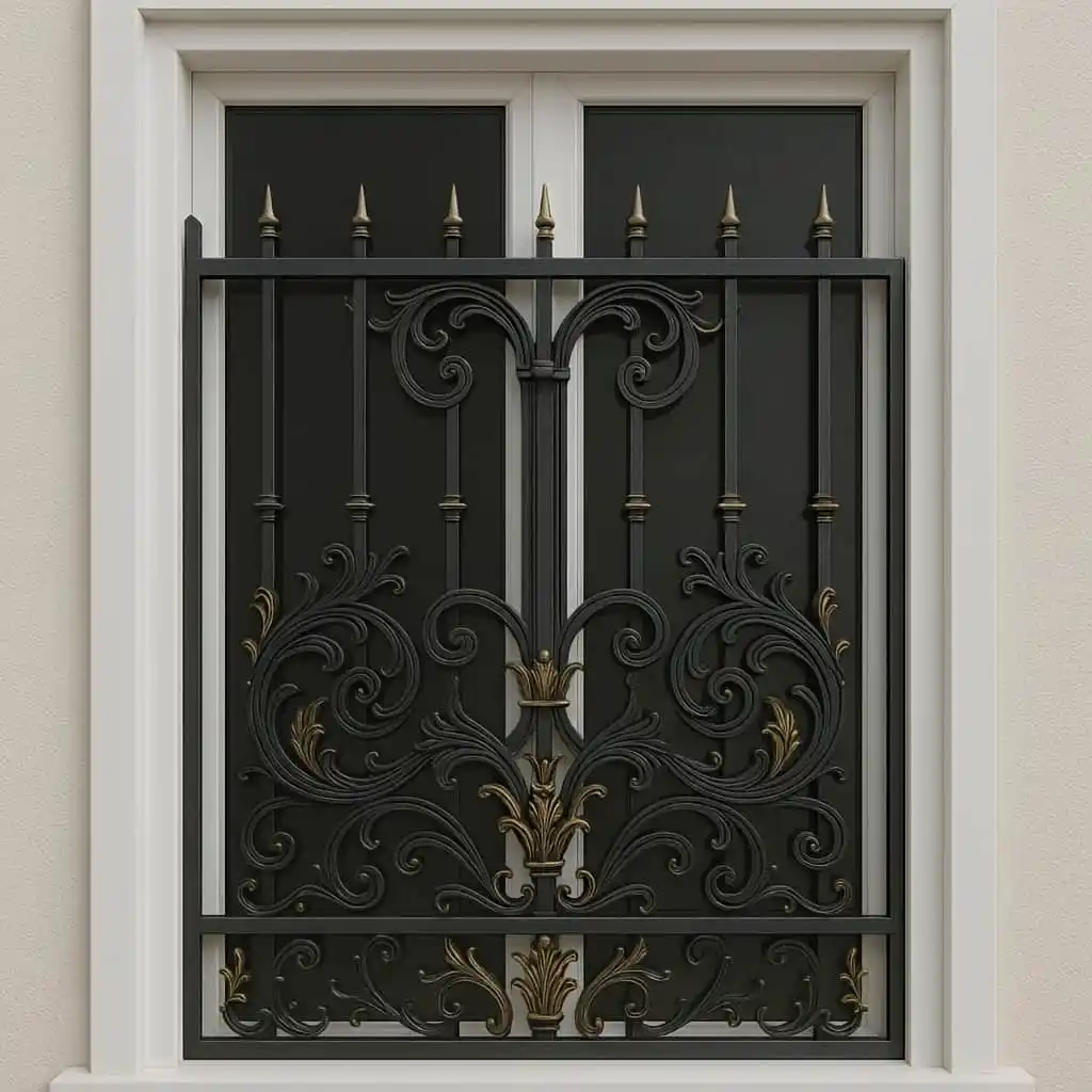 حفاظ پنجره مدل الیزه لوکس کلاسیک در یزد