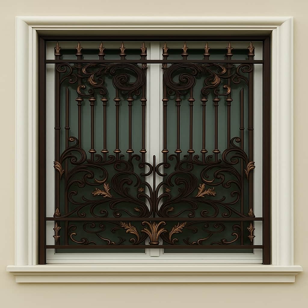 حفاظ پنجره مدل الیزه لوکس کلاسیک در یزد