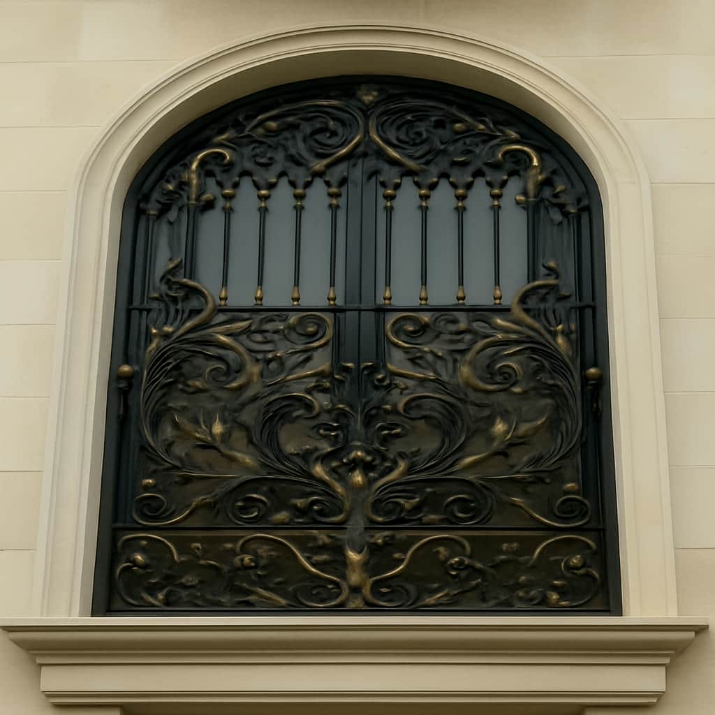 حفاظ پنجره مدل الیزه در یزد؛ شاهکار امنیت و تجمل برای نماهای لوکس