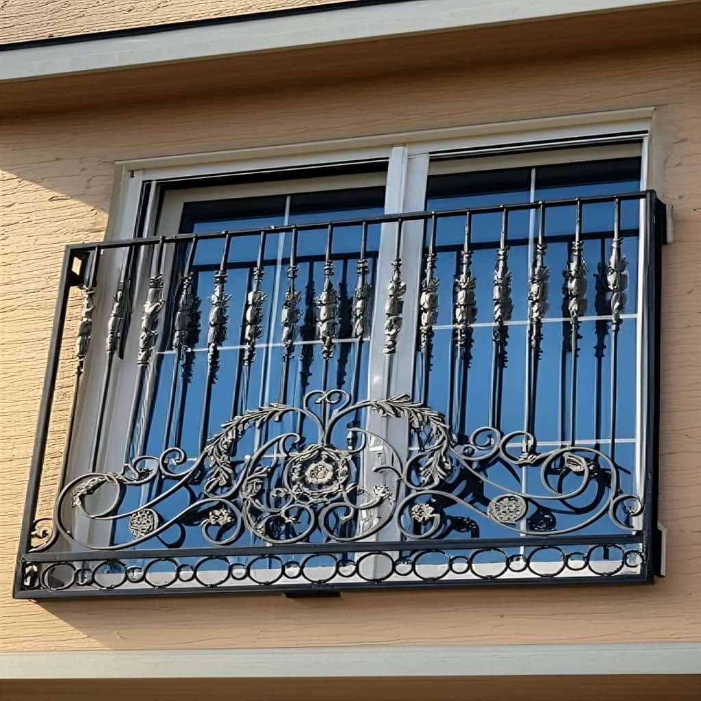 حفاظ پنجره مدل سلطنتی گلبرگ در یزد؛ ترکیبی از امنیت و جلوه هنری بی&zwnj;نظیر