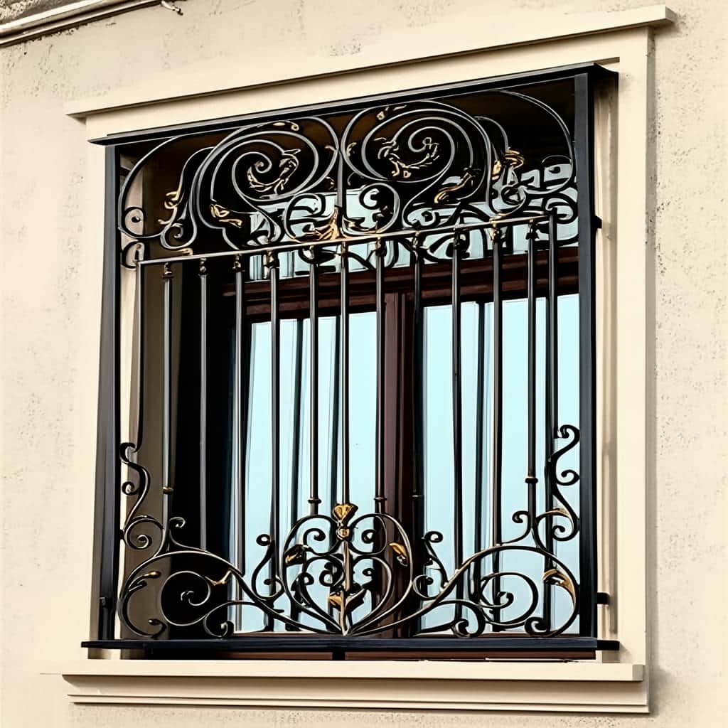 حفاظ پنجره مدل شاهانه آرتمیس در یزد؛ نماد لوکس امنیت و زیبایی برای نماهای خاص