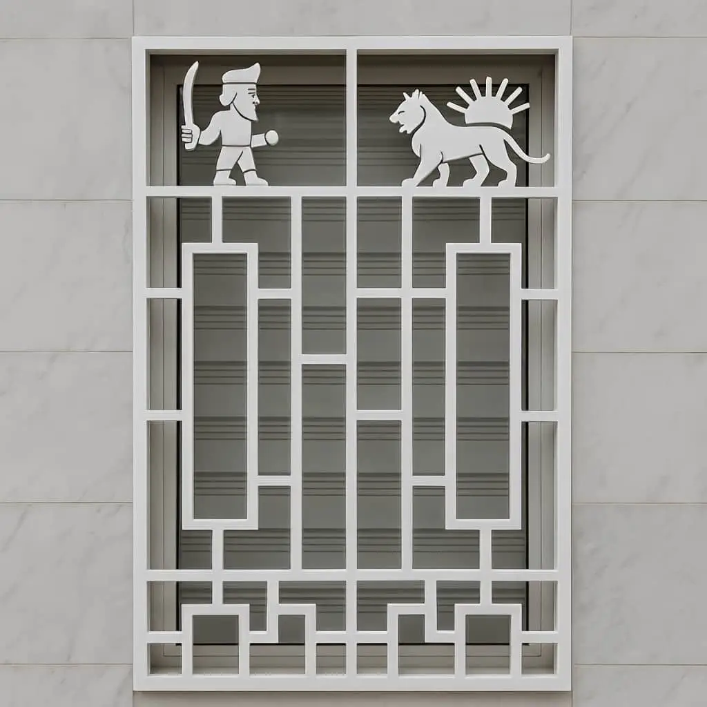 حفاظ پنجره کلاسیک مهرآهن در یزد