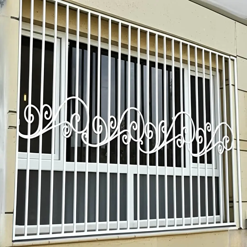 حفاظ پنجره مدل گل نیلوفری در یزد