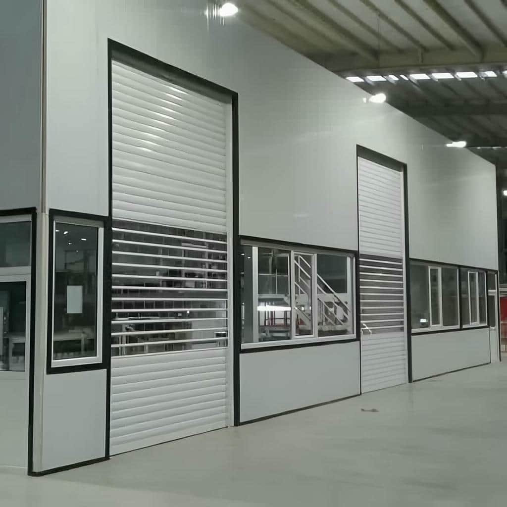 نصب کرکره برقی صنعتی برای پارکینگ&zwnj;های صنعتی یزد