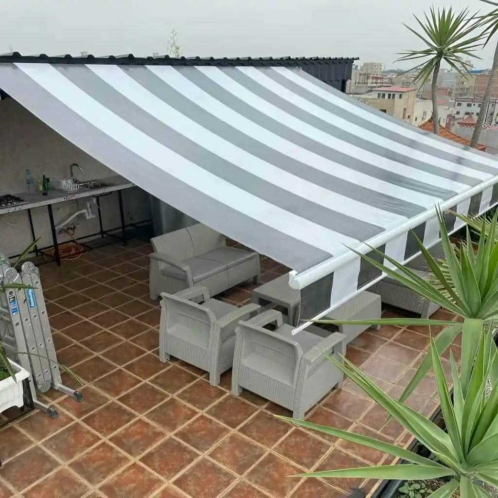 سایبان برقی برای تراس در یزد