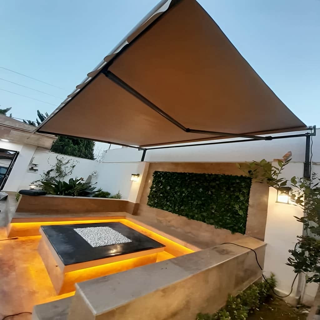 نصب سایبان برقی در یزد