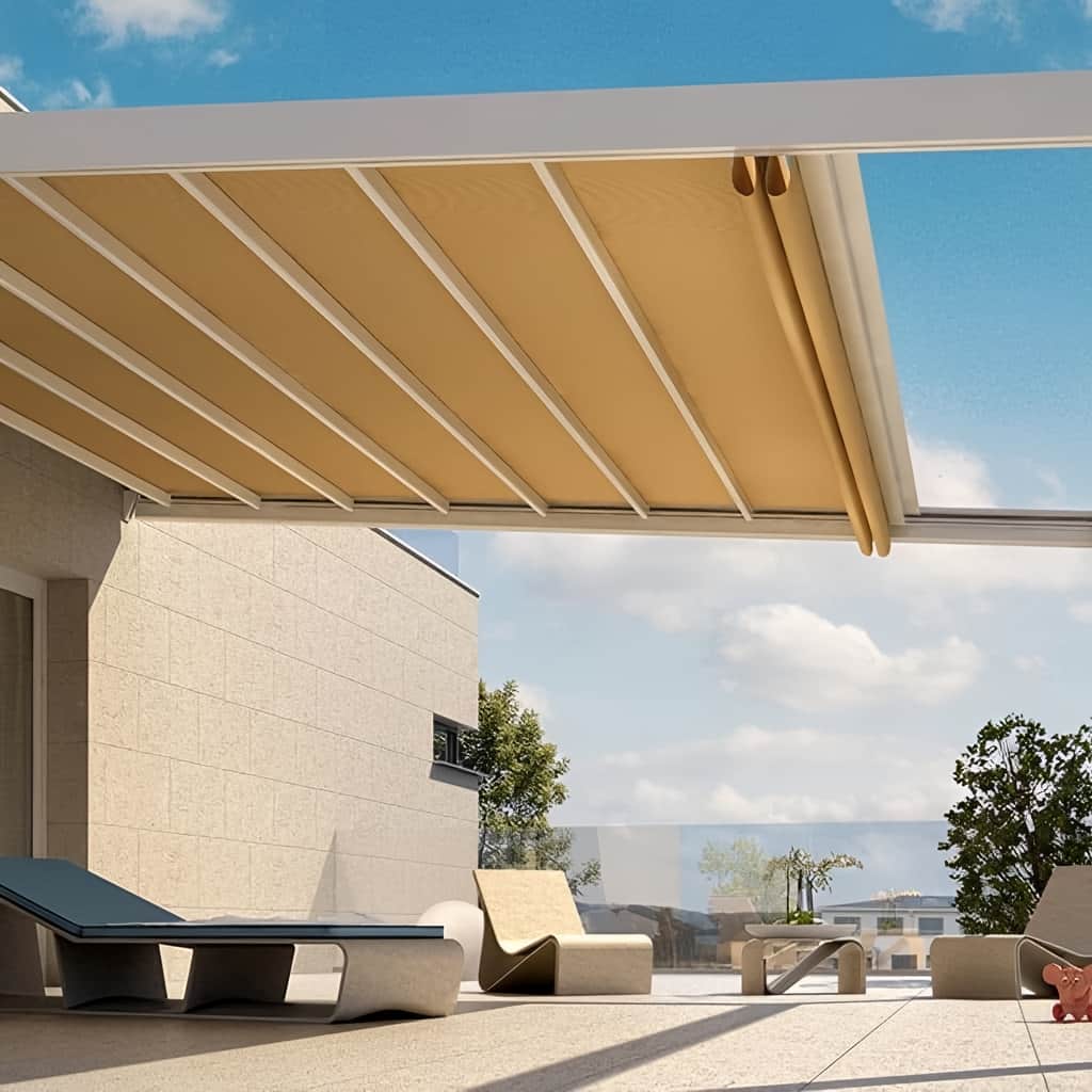 سایبان برقی سقفی در یزد سایبان برقی سقفی در یزد