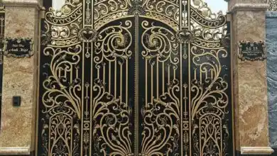 درب فرفورژه پارکینگ ساختمان&zwnj;های جدید در یزد