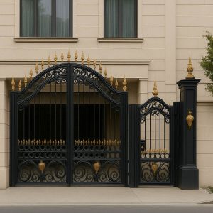 درب فلزی سمیه فرفورژه در یزد