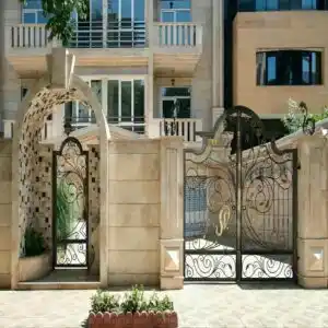 درب پارکینگ فرفورژه قیمت در یزد