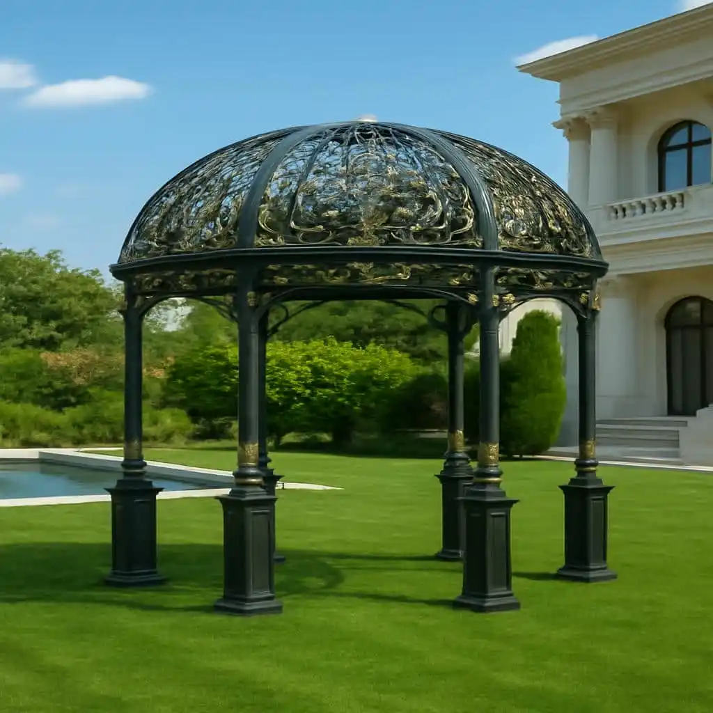 خرید آلاچیق الیزه فرفورژه متریال فولاد در یزد