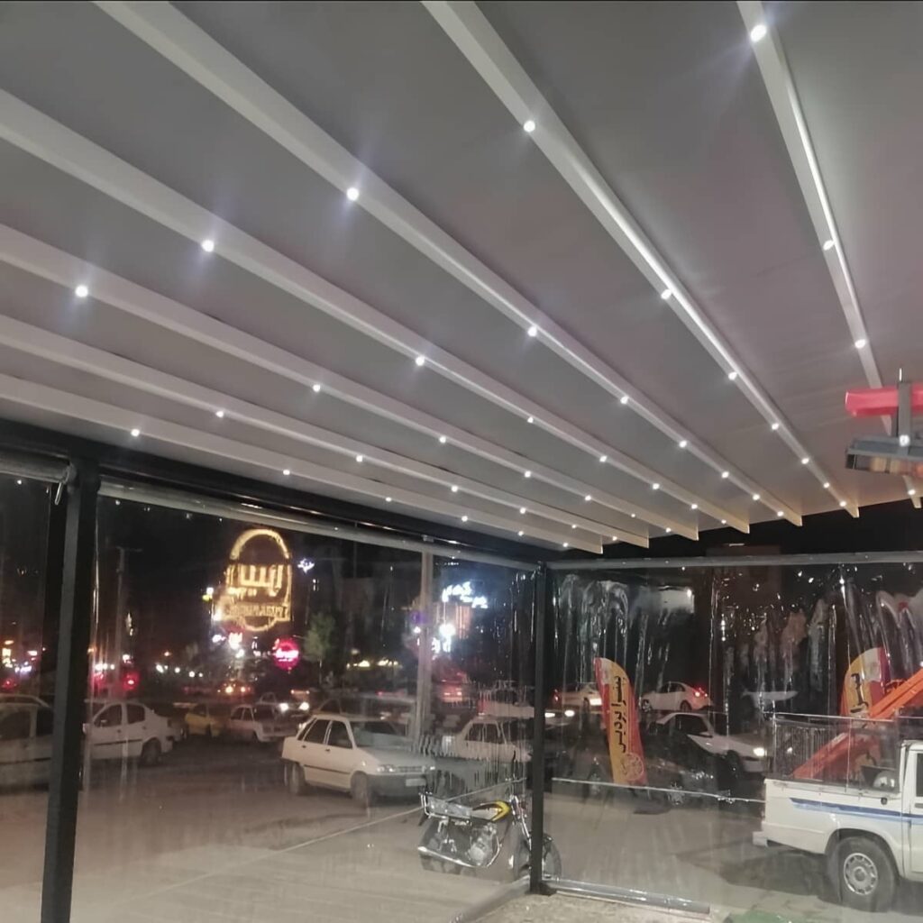 سقف برقی متحرک در یزد با اجرای مهندسی