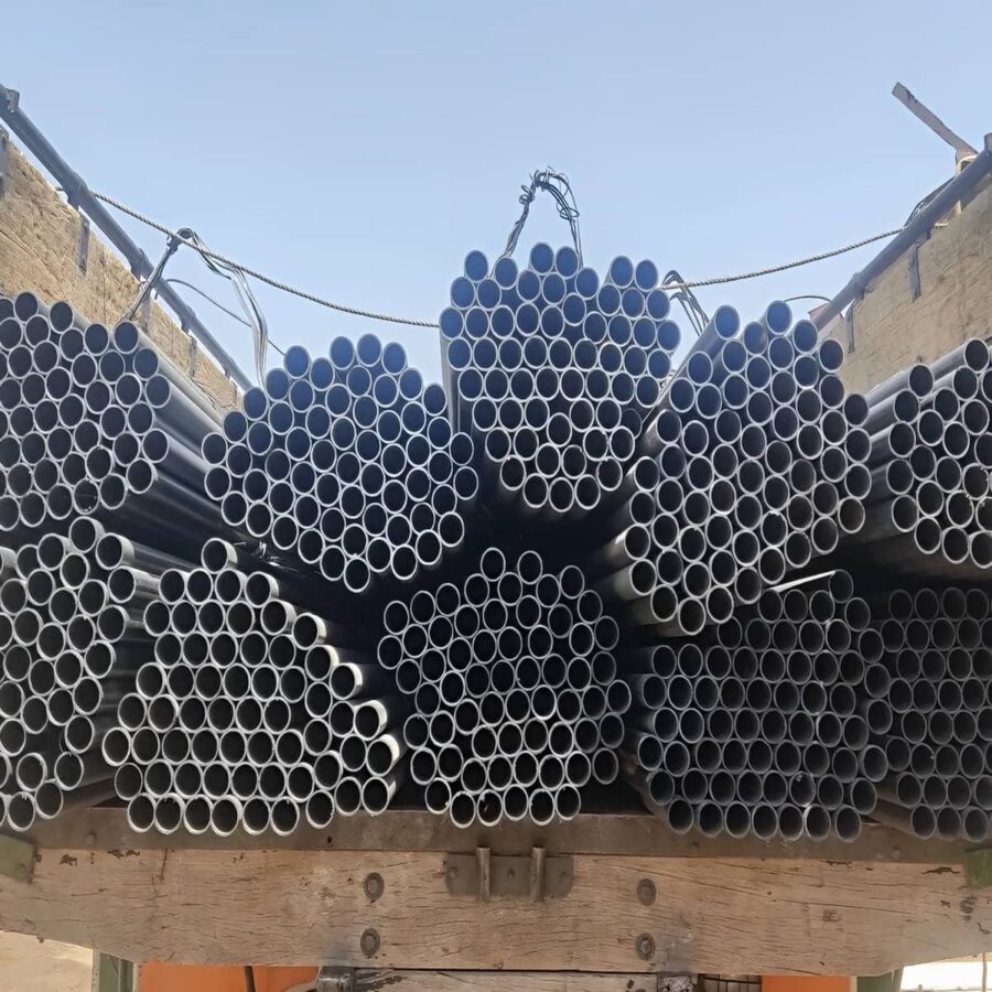 لوله داربست یزد برای اجرای سنگ کاری نمای ساختمان