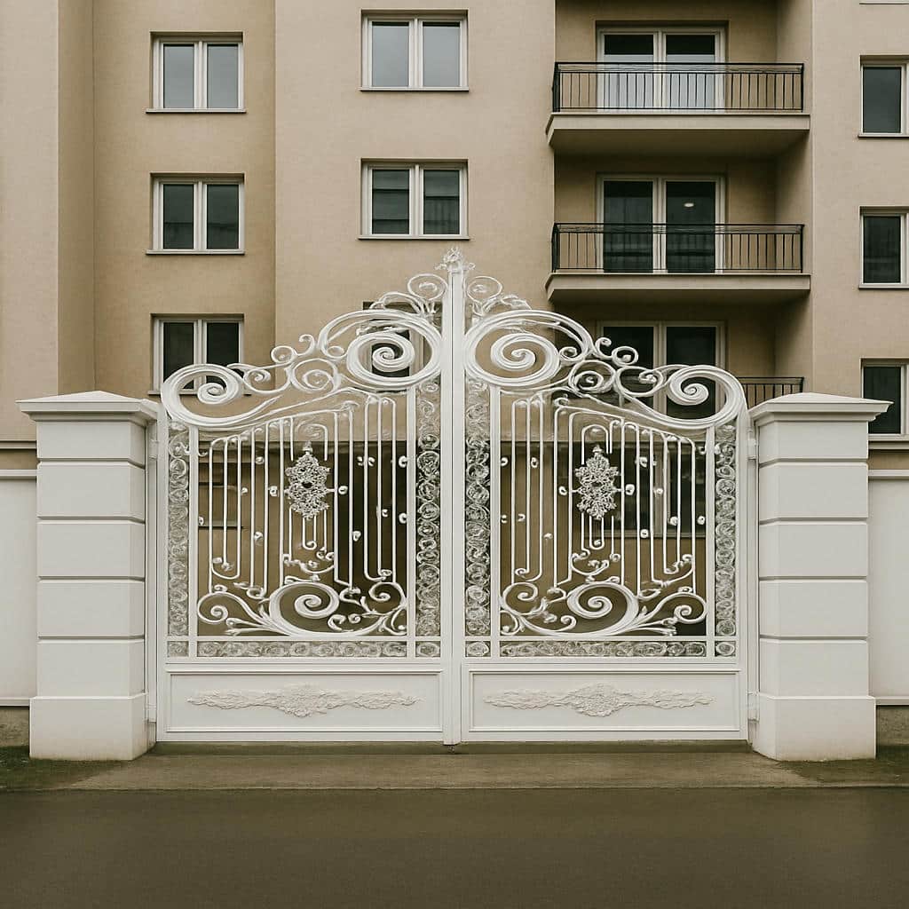 تولید درب پارکینگ سنگین شاسی دوبل مناسب ویلا در یزد