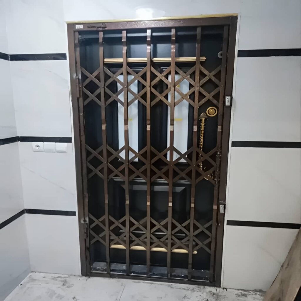 6 طرح حفاظ آکاردئونی دو جداره ورودی در یزد