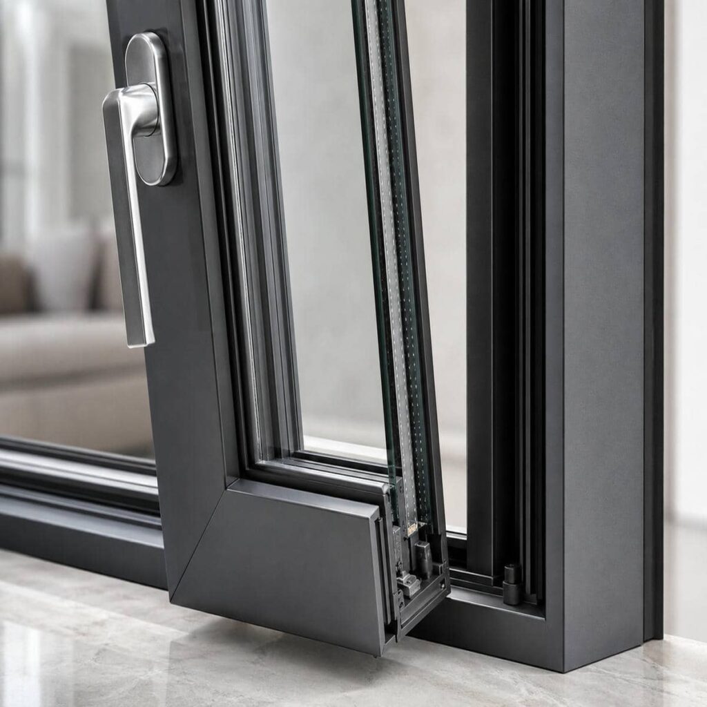 پنجره UPVC دوجداره آلومینیومی در یزد