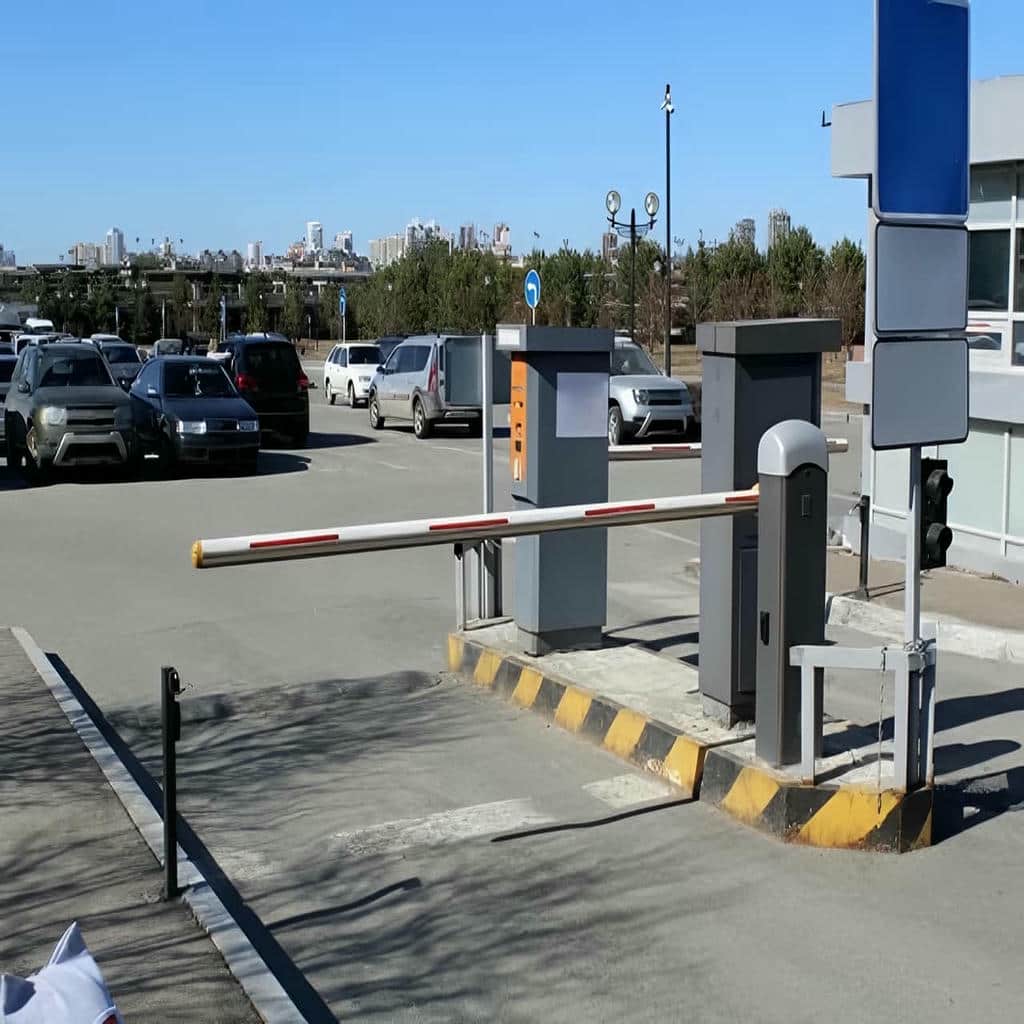 خدمات نصب راهبند بازویی LED دار پارکینگ در یزد خدمات نصب راهبند بازویی LED دار پارکینگ در یزد