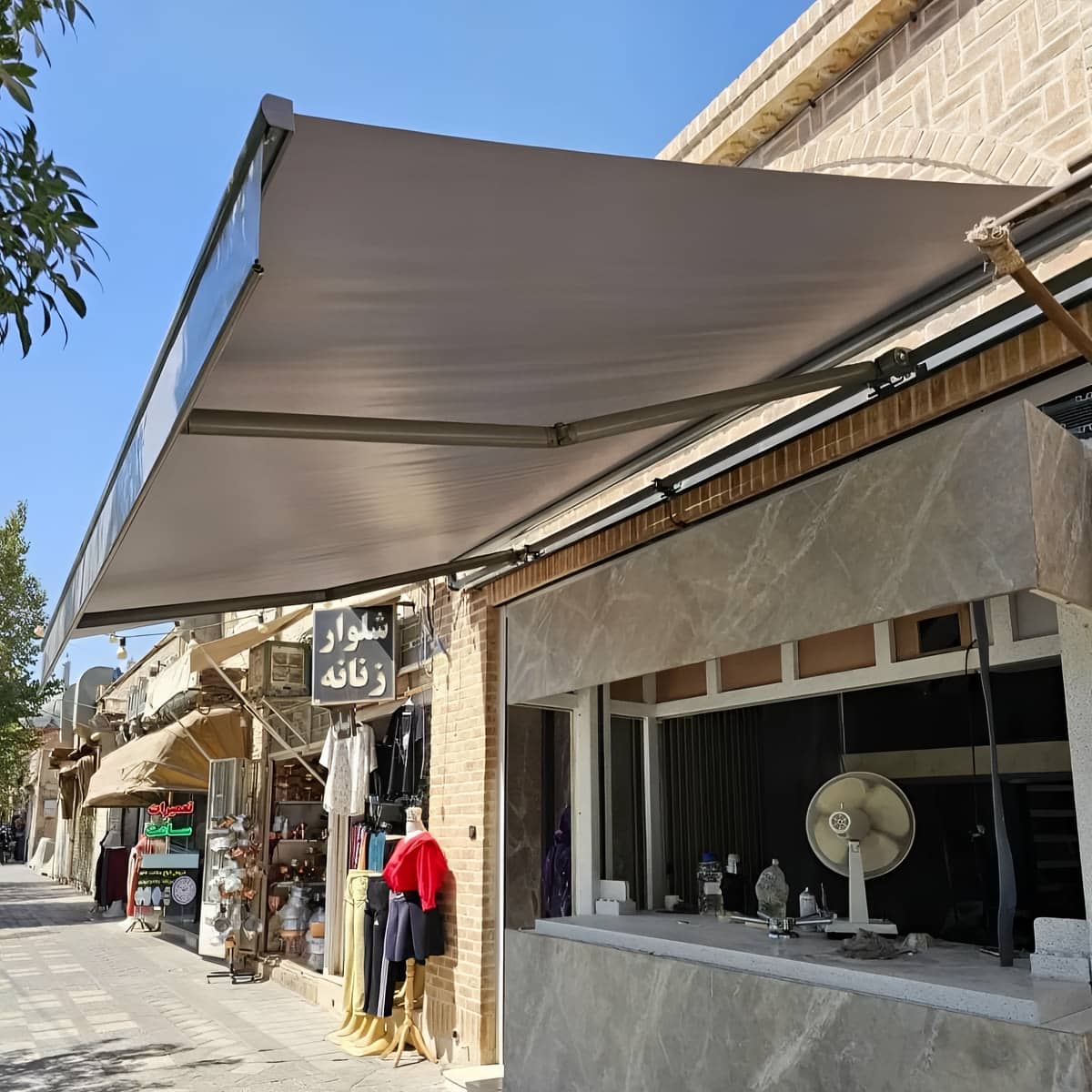 پارچه سایبان برقی در یزد