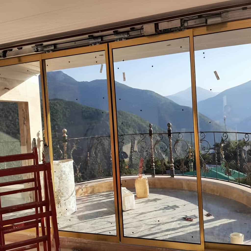 نصب درب اتوماتیک شیشه ای فروشگاه در یزد