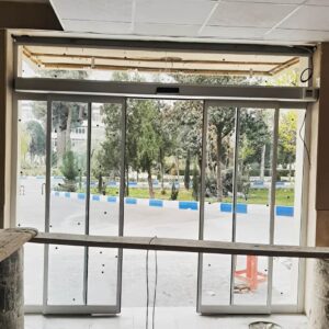 10 مدل درب اتوماتیک شیشه ای بانک کنترل ورود در یزد