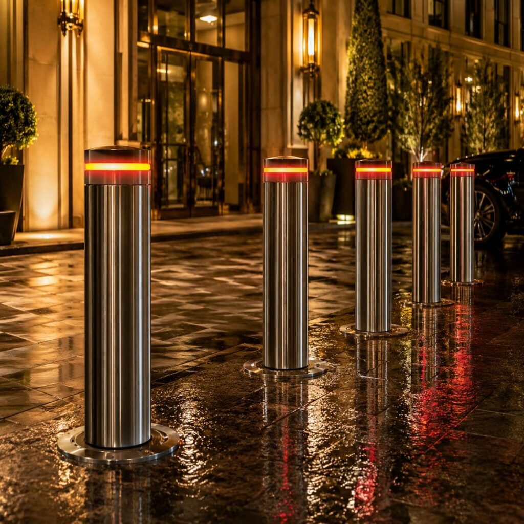 نصب راهبند پرتردد شهرک صنعتی با فتوسل در یزد