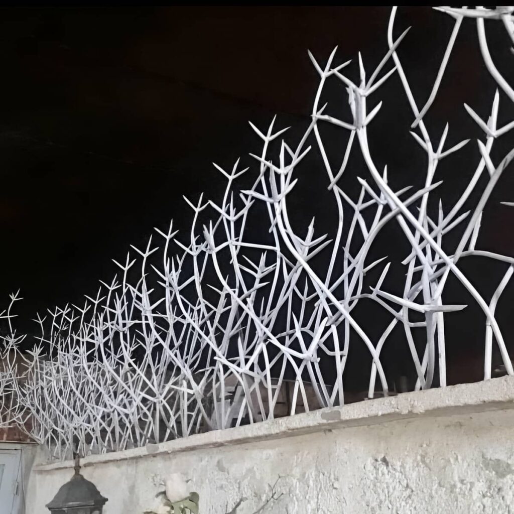 فروش حفاظ دیوار شاخ گوزنی میلگرد خمکاری متراکم در یزد