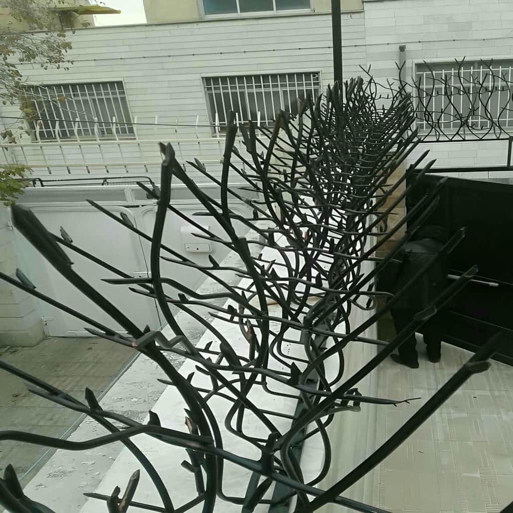 11 مدل حفاظ دیوار شاخ گوزنی میلگرد خمکاری در یزد