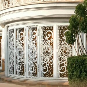 10 طرح نرده پنجره فرفورژه گل دار در یزد