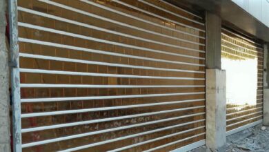 14 طرح کرکره برقی رنگی نمای فروشگاه در یزد