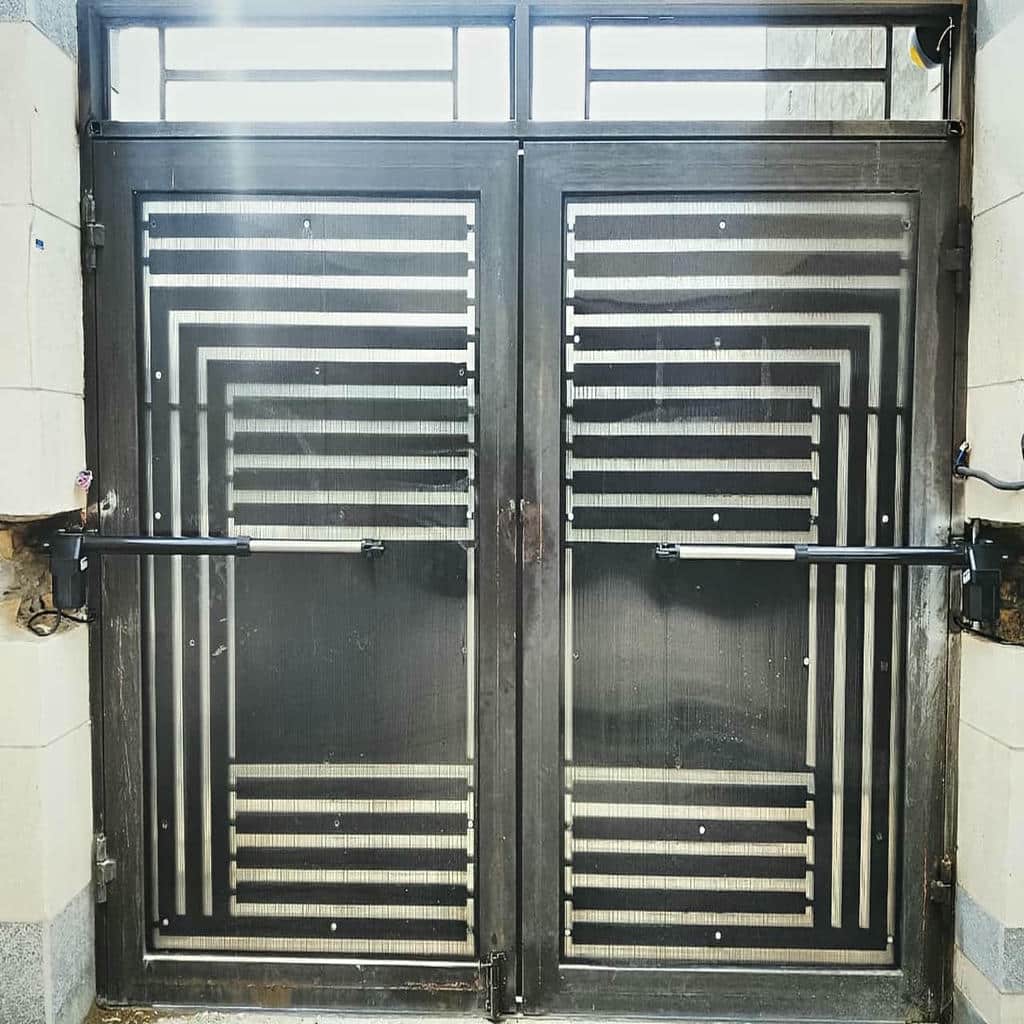 سفارش درب اتوماتیک ریلی حیاط براساس عرض دهانه در یزد