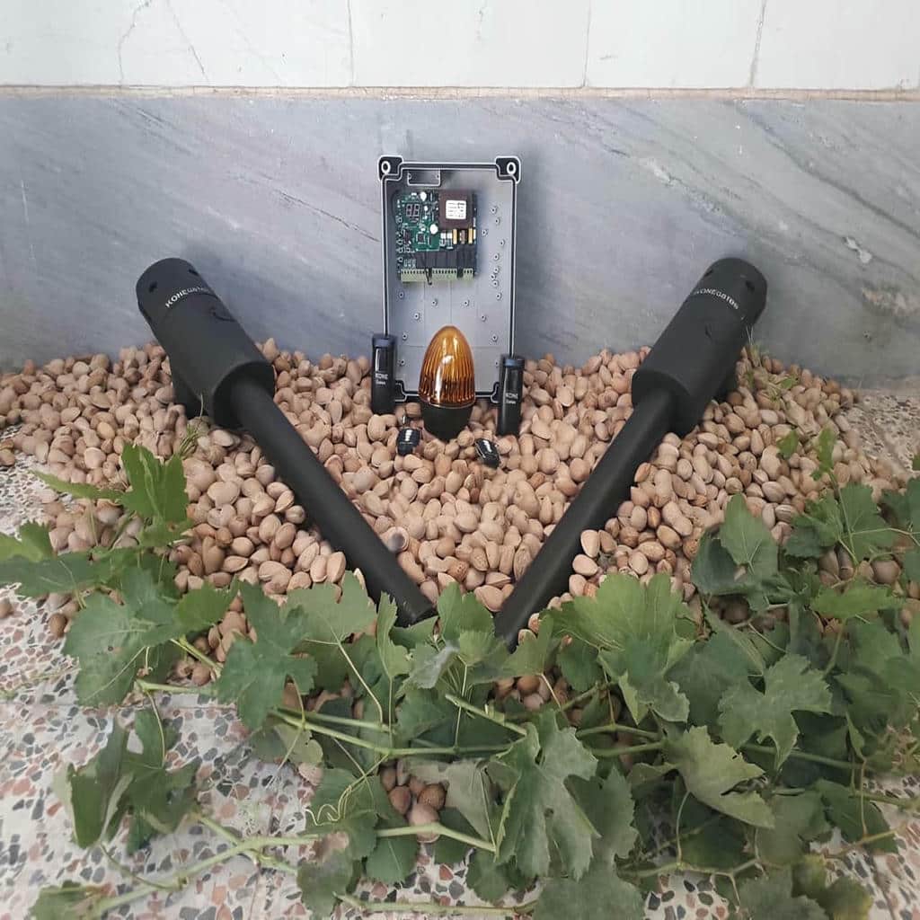 8 طرح جک درب حیاط سنگین شاسی دار در یزد