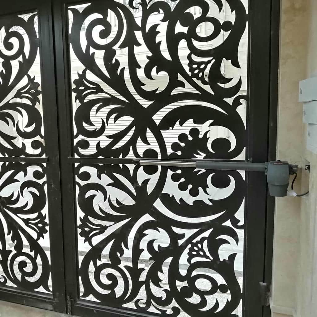 11 مدل درب اتوماتیک ریلی حیاط در یزد