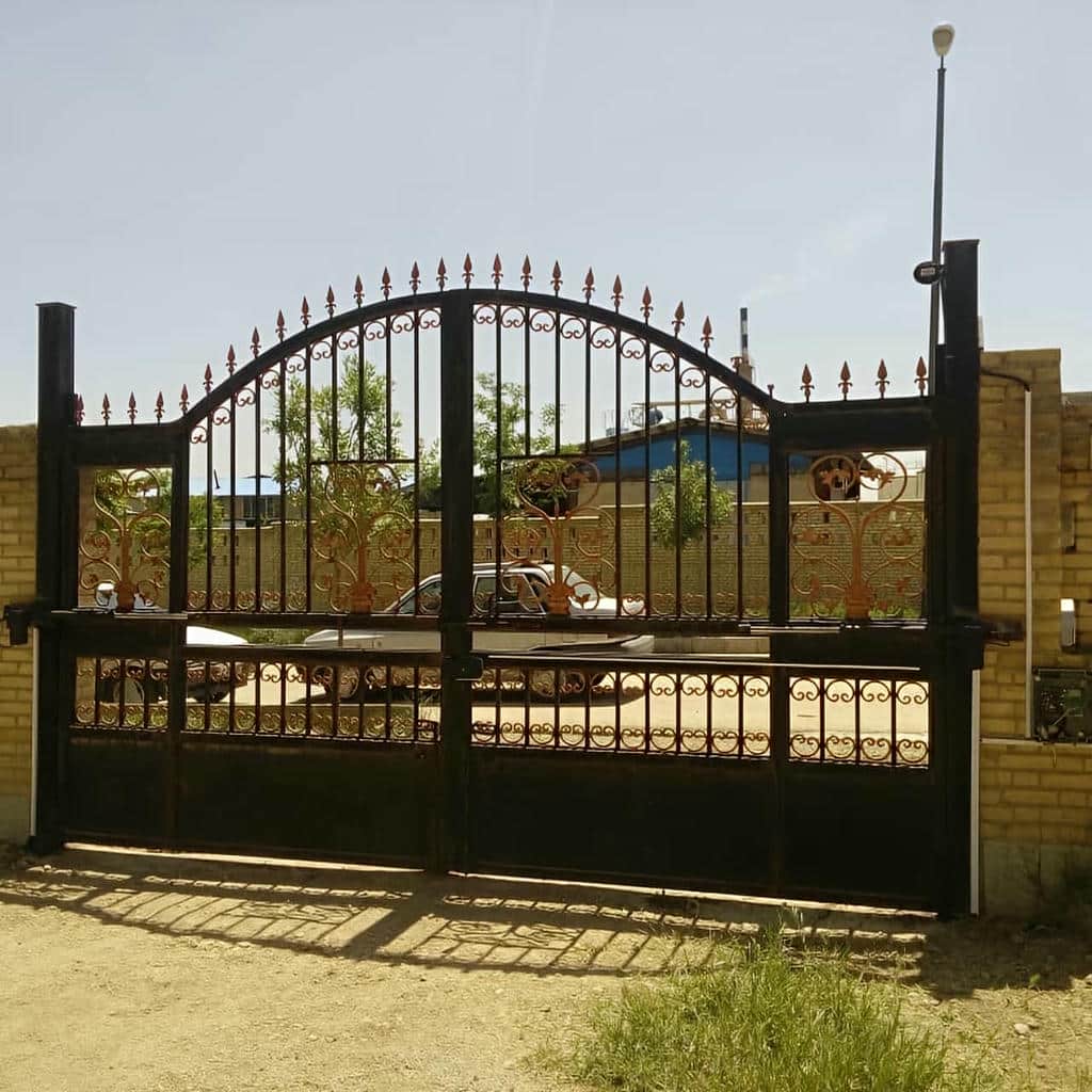 13 مدل جک بازویی درب پارکینگ دو لنگه در یزد