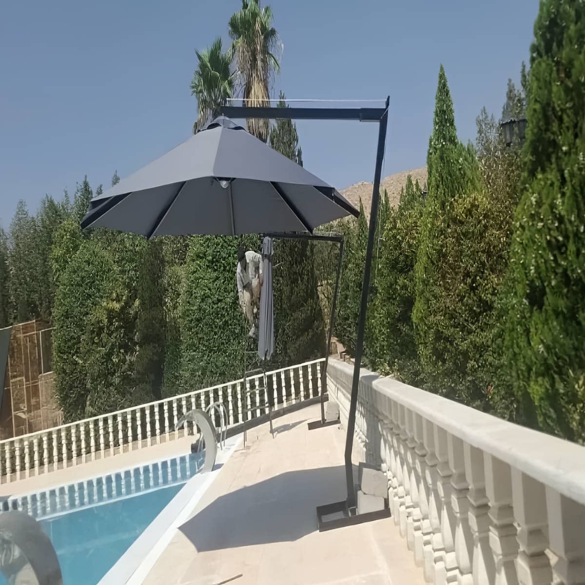 سایبان برقی برای رستوران در یزد