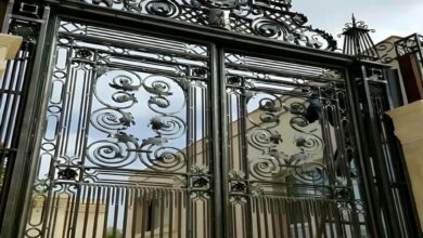 13 مدل درب ویلایی لولایی حیاط بزرگ در یزد