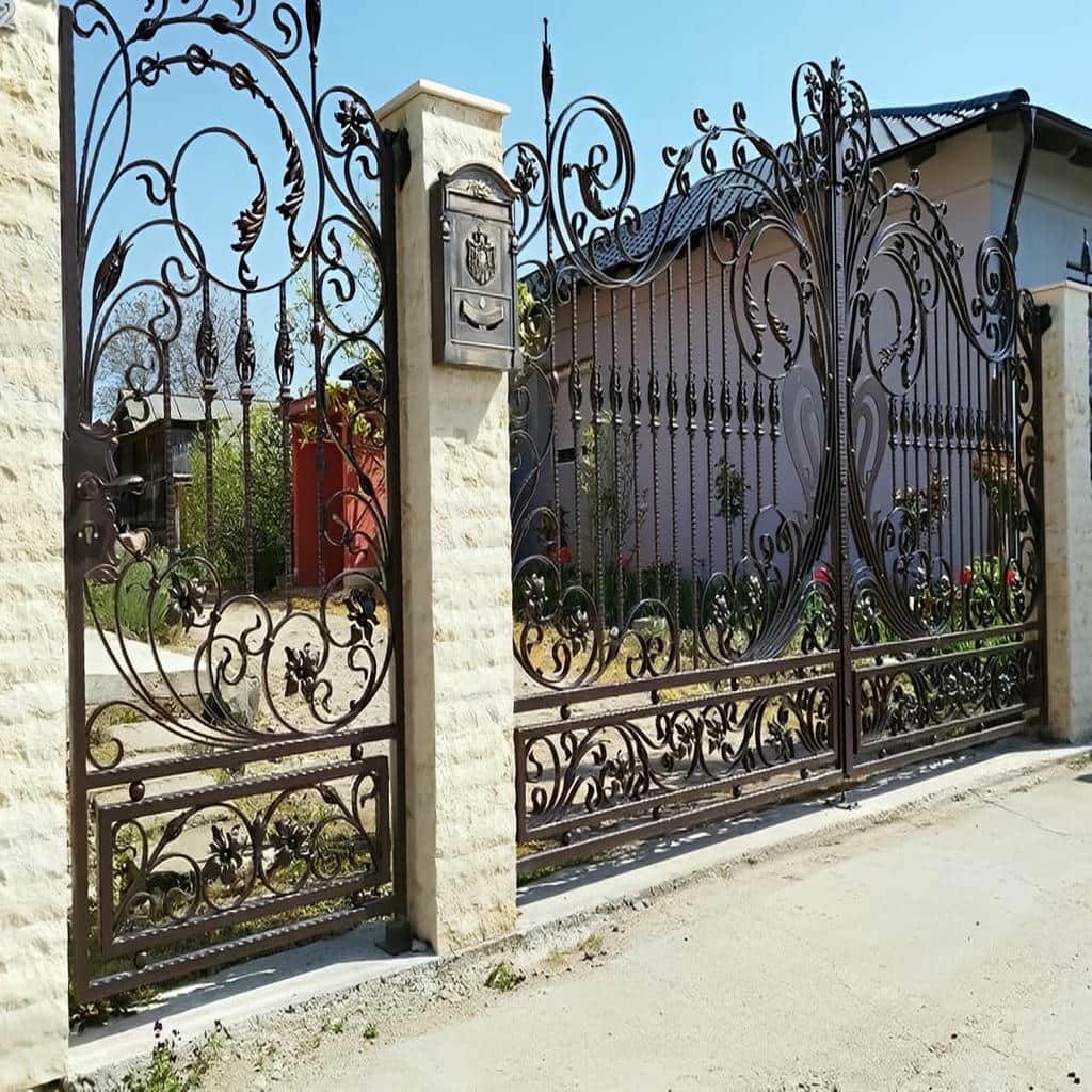 درب ویلایی برش لیزری با طرح مربع و مستطیل در یزد درب ویلایی برش لیزری با طرح مربع و مستطیل در یزد
