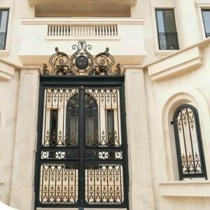 13 مدل درب فلزی ریلی باغ در یزد