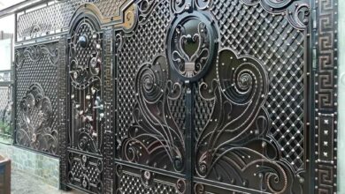 11 طرح درب حیاط ورودی جنوبی در یزد