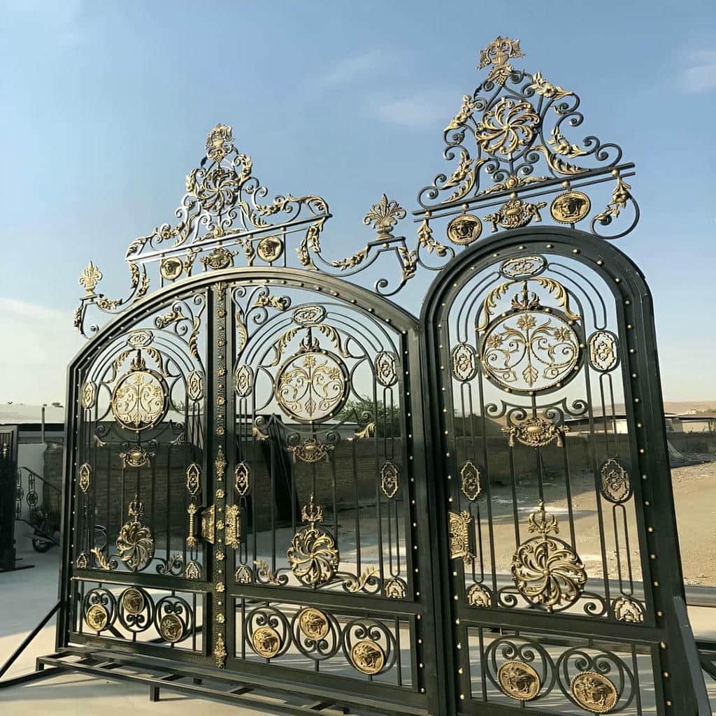 درب ویلایی ریلی باغ آماده نصب موتور در یزد درب ویلایی ریلی باغ آماده نصب موتور در یزد
