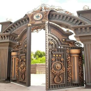 13 مدل درب پارکینگ لولایی ستون دار در یزد