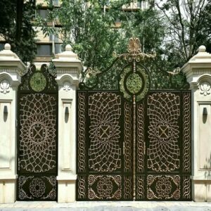 6 مدل درب حیاط ورق پانچ در یزد