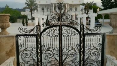 13 مدل درب حیاط پروفیلی کلاف دار در یزد