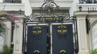 13 مدل درب پارکینگ عریض ماشین رو در یزد
